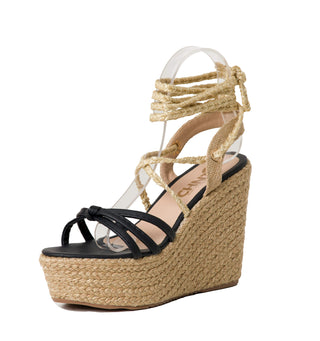 Plaformas De Yute 7C347SPA - Negro