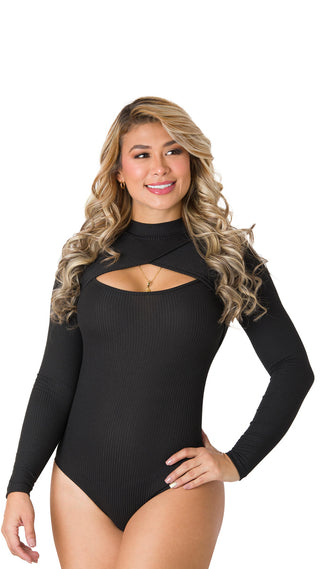 Body cuello alto 5BB5944 - Negro