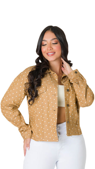 Chaqueta Clásica Con Botones 7B5831CH - Camel
