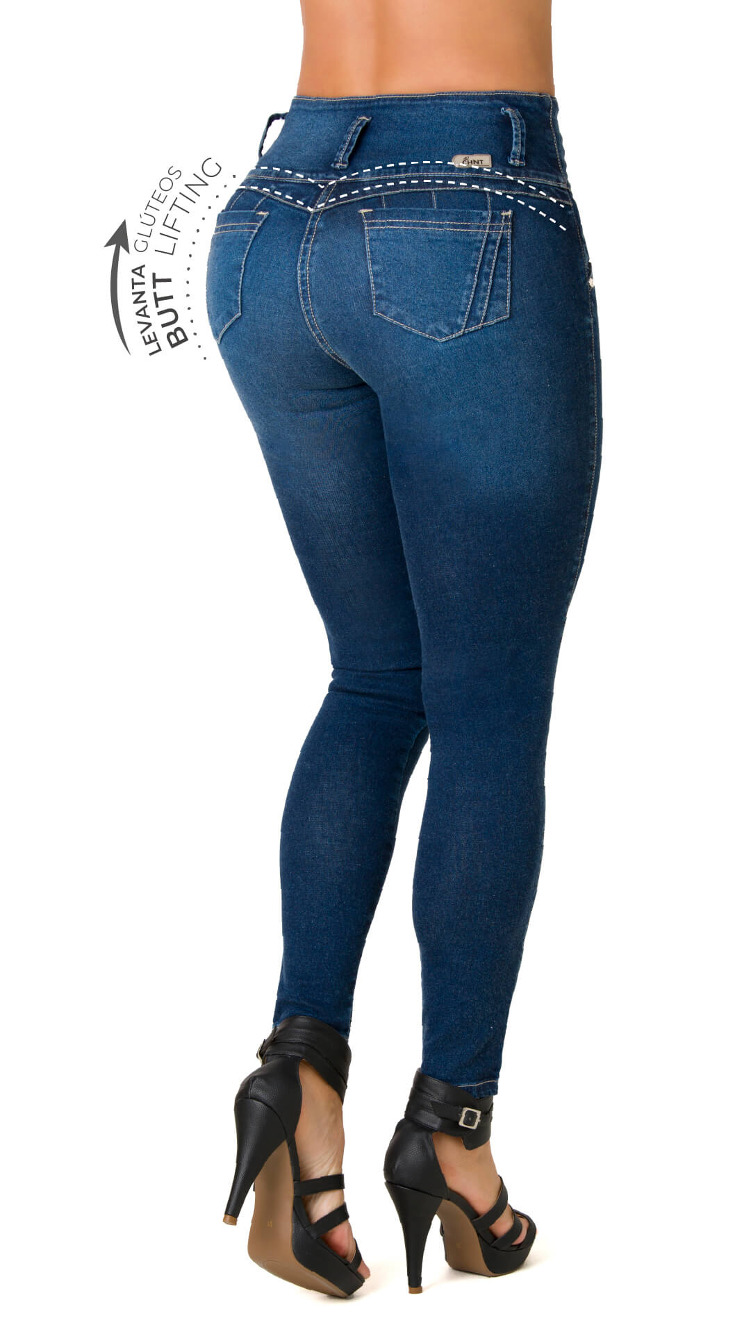 Gennie Skinny Jeans Butt Lift High Waisted 71007PAT-B – Ska Studio Usa