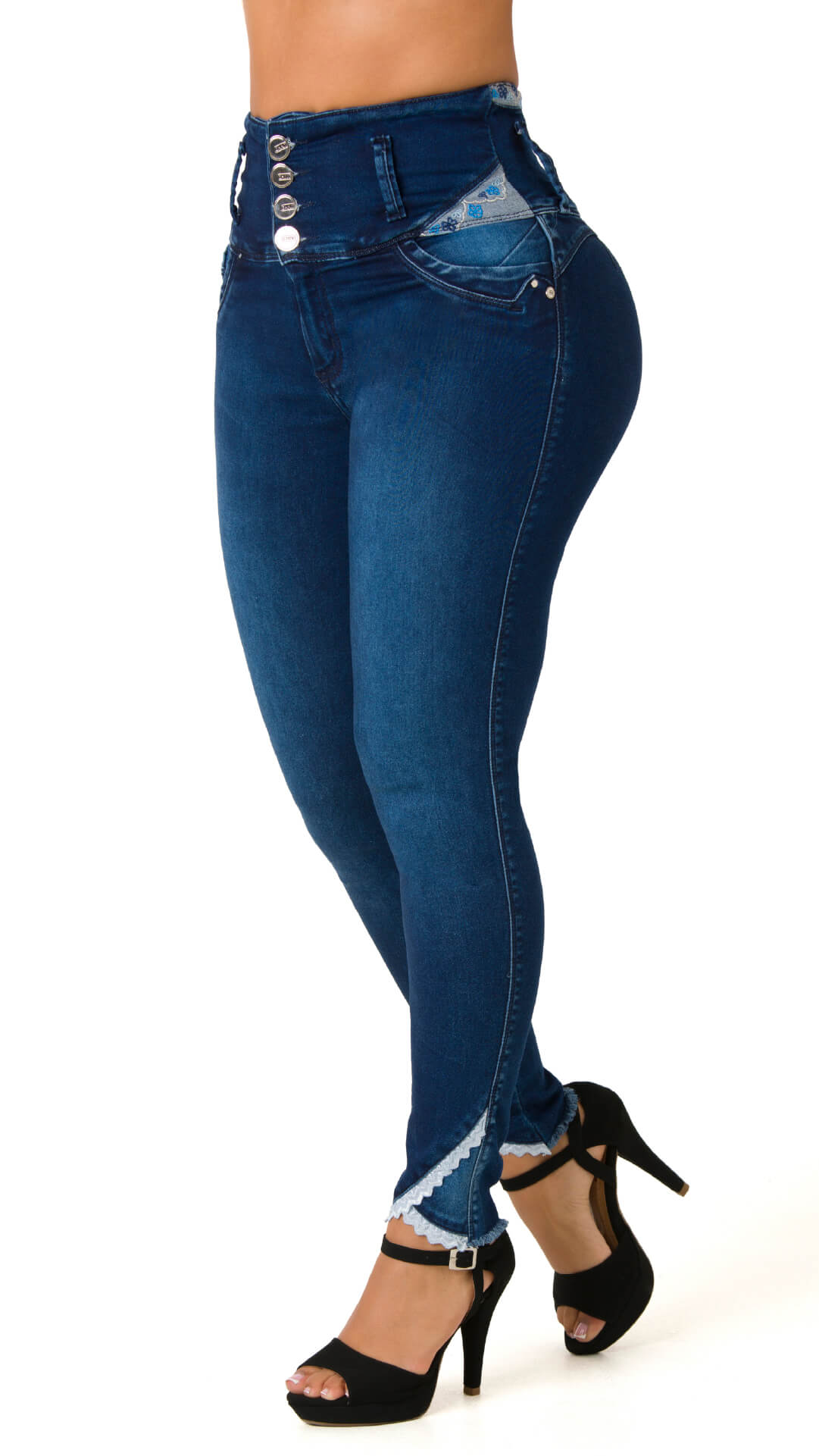 Pantalon Jean Levanta Cola Ginnifer Jeans Butt Lifter Super High