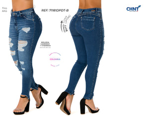 Hiram Jeans Levantacola Bota Tobillero 71181DPDT-B - Azul Medio