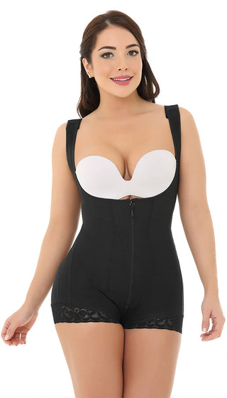 Fajas Colombianas Compresion Media 210FA-N - Negro