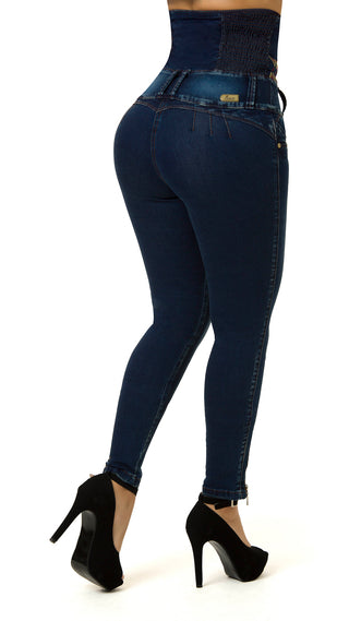Giada Jeans Levantacola Bota Tobillero 71041CTT-N - Azul Oscuro