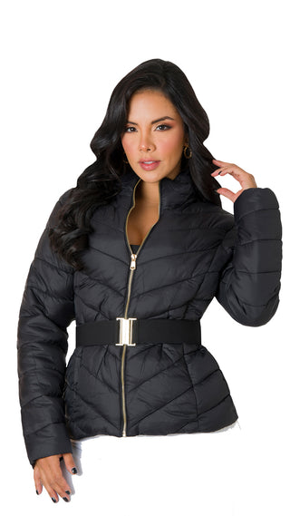 Chaqueta Impermeable 4B5682CH - Negro