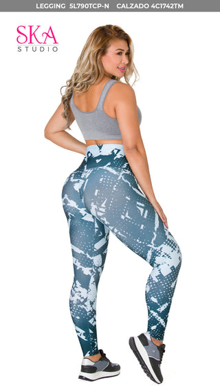 Leggings Neopreno Estampado 5L790TCP-N - Estampado