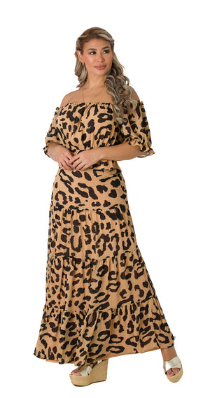 Set 2 Piezas Blusa Y Falda Larga 4V5418FAMX - Estampado
