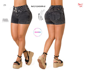 Junette Short Levantacola Gris 21324SHPA-B - Gris