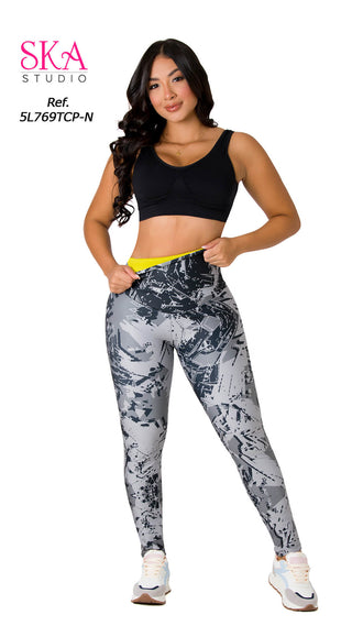 Leggins Neopreno Estampado 5L769TCP-N - Estampado