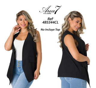  Chaleco Tipo Sastre 4B5344CL - Negro