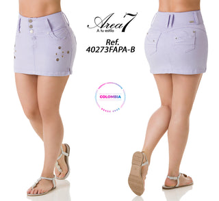 Martina Faldas Pretina Ancha 40273FAPA-B - Lila