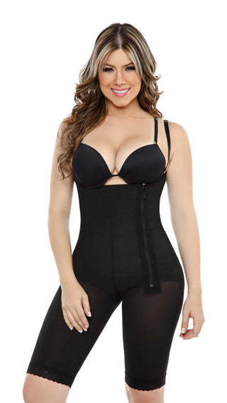 Faja control abdomen y muslos
 5F220ECA-N - Negro