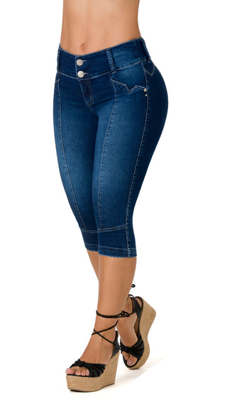 Jinny Capris Levantacola 52440CAPN-N - Azul Oscuro