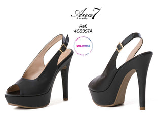 Calzado Modelo Tacon 4C83STA - Negro