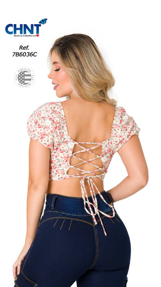 Crop Top 7B6036C - Estampado