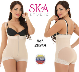 Fajas Colombianas Compresion Media 209FA - Beige