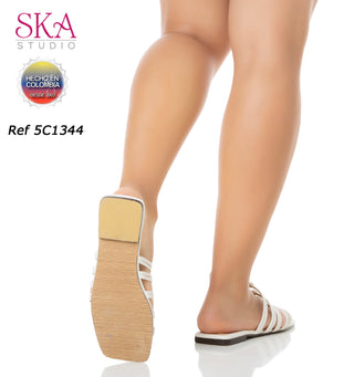 Calzado Modelo Plana  5C1344SPL - Blanco