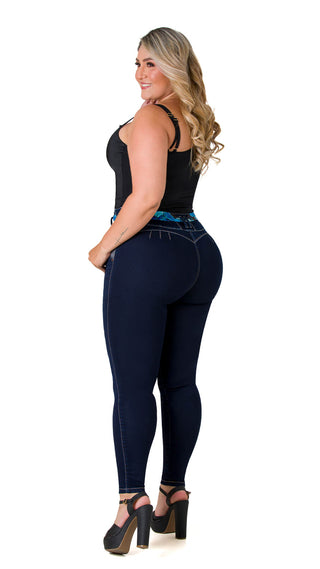 Jean Levanta Cola Skinny SKA 52533PNP-N - Azul Oscuro