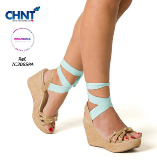 Sandalias Plataforma Estilo Romanas 7C306SPA - Multicolor