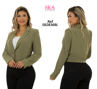 Blusa Manga Larga 5B2836BL  - Verde Oliva