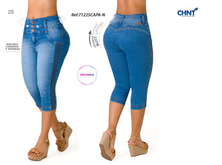 Jovanni Capri Levantacola Con Costuras Laterales  71225CAPA-N - Azul Medio