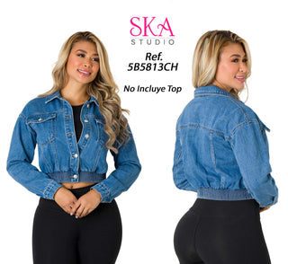 Chaqueta denim 5B5813CH - Azul