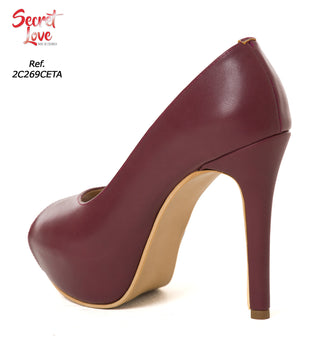 Calzado Modelo Tacon 2C269CETA - Vinotinto